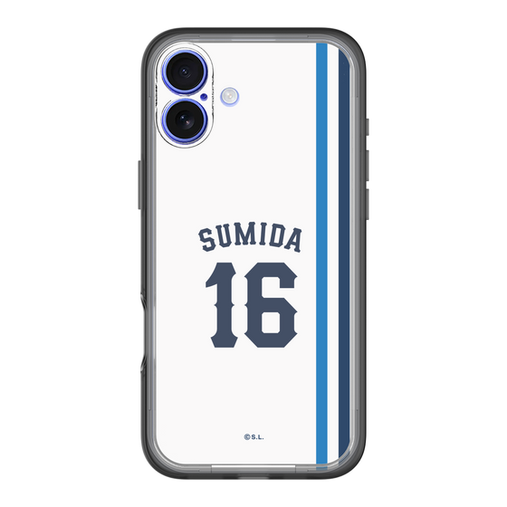スリムプロテクションプレミアムケース［ 埼玉西武ライオンズ- #16 SUMIDA - ホーム ］