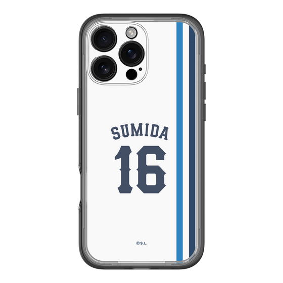 スリムプロテクションプレミアムケース［ 埼玉西武ライオンズ- #16 SUMIDA - ホーム ］