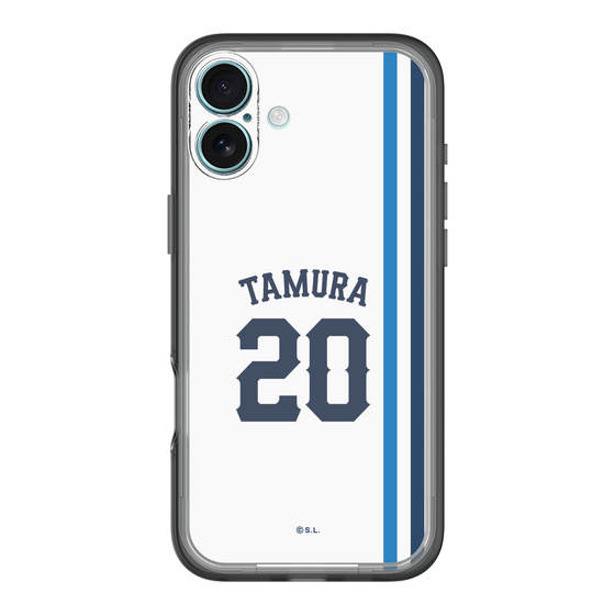 スリムプロテクションプレミアムケース［ 埼玉西武ライオンズ- #20 TAMURA - ホーム ］