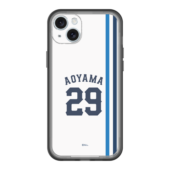 スリムプロテクションプレミアムケース［ 埼玉西武ライオンズ- #29 AOYAMA - ホーム ］