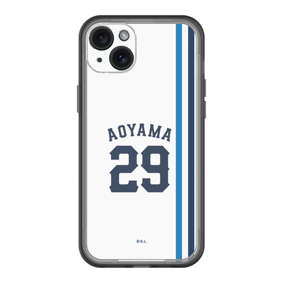 スリムプロテクションプレミアムケース［ 埼玉西武ライオンズ- #29 AOYAMA - ホーム ］