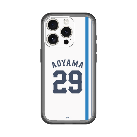 スリムプロテクションプレミアムケース［ 埼玉西武ライオンズ- #29 AOYAMA - ホーム ］