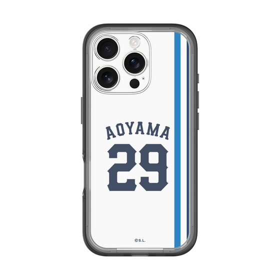 スリムプロテクションプレミアムケース［ 埼玉西武ライオンズ- #29 AOYAMA - ホーム ］