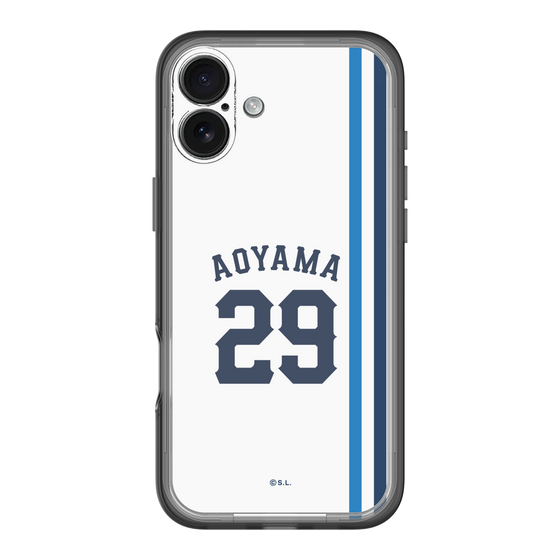 スリムプロテクションプレミアムケース［ 埼玉西武ライオンズ- #29 AOYAMA - ホーム ］