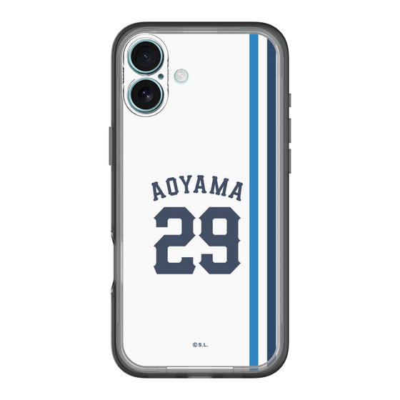 スリムプロテクションプレミアムケース［ 埼玉西武ライオンズ- #29 AOYAMA - ホーム ］