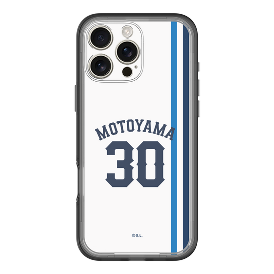 スリムプロテクションプレミアムケース［ 埼玉西武ライオンズ- #30 MOTOYAMA - ホーム ］