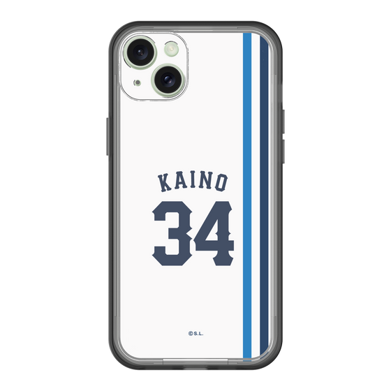 スリムプロテクションプレミアムケース［ 埼玉西武ライオンズ- #34 KAINO - ホーム ］
