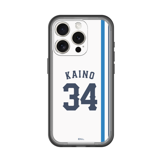 スリムプロテクションプレミアムケース［ 埼玉西武ライオンズ- #34 KAINO - ホーム ］