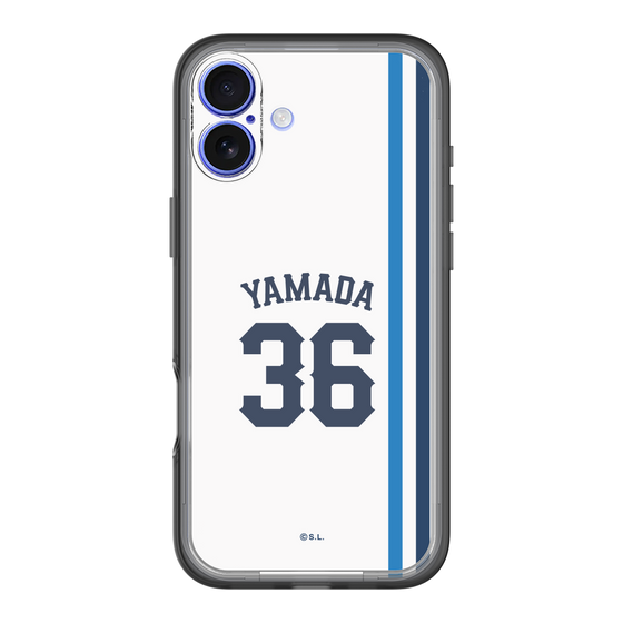 スリムプロテクションプレミアムケース［ 埼玉西武ライオンズ- #36 YAMADA - ホーム ］