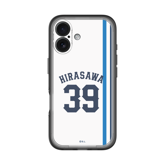 スリムプロテクションプレミアムケース［ 埼玉西武ライオンズ- #39 HIRASAWA - ホーム ］