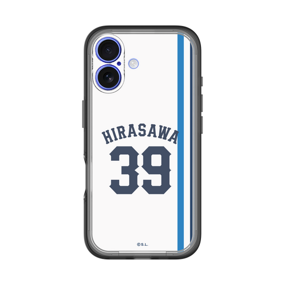 スリムプロテクションプレミアムケース［ 埼玉西武ライオンズ- #39 HIRASAWA - ホーム ］