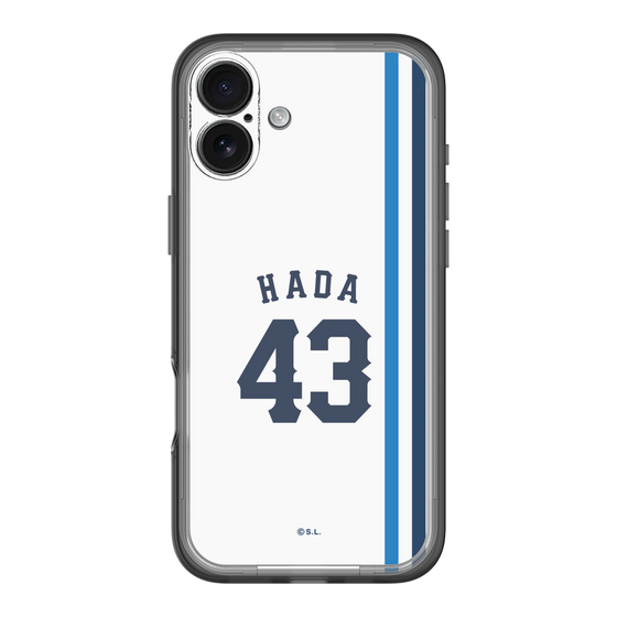 スリムプロテクションプレミアムケース［ 埼玉西武ライオンズ- #43 HADA - ホーム ］