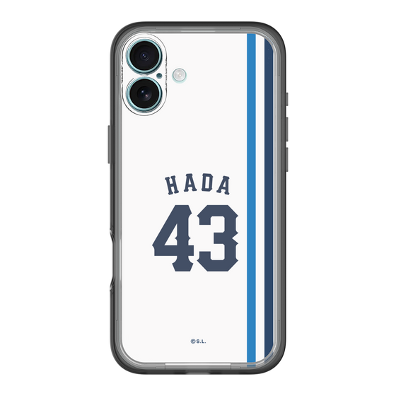 スリムプロテクションプレミアムケース［ 埼玉西武ライオンズ- #43 HADA - ホーム ］