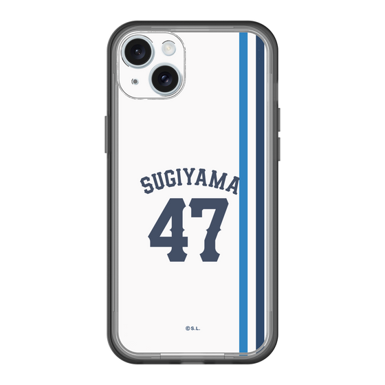 スリムプロテクションプレミアムケース［ 埼玉西武ライオンズ- #47 SUGIYAMA - ホーム ］