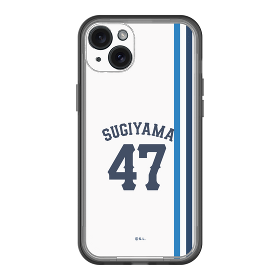 スリムプロテクションプレミアムケース［ 埼玉西武ライオンズ- #47 SUGIYAMA - ホーム ］