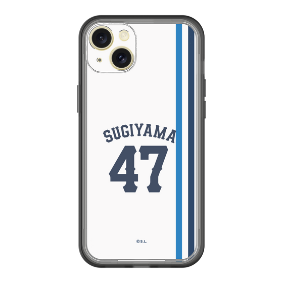 スリムプロテクションプレミアムケース［ 埼玉西武ライオンズ- #47 SUGIYAMA - ホーム ］