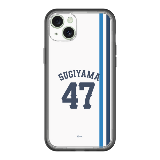 スリムプロテクションプレミアムケース［ 埼玉西武ライオンズ- #47 SUGIYAMA - ホーム ］