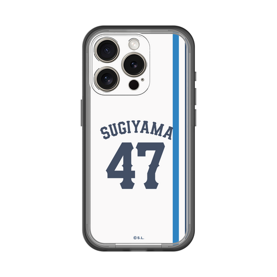 スリムプロテクションプレミアムケース［ 埼玉西武ライオンズ- #47 SUGIYAMA - ホーム ］
