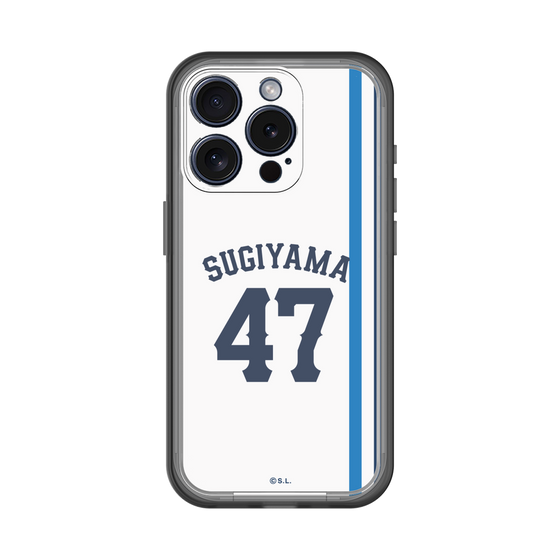 スリムプロテクションプレミアムケース［ 埼玉西武ライオンズ- #47 SUGIYAMA - ホーム ］