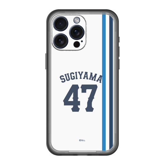 スリムプロテクションプレミアムケース［ 埼玉西武ライオンズ- #47 SUGIYAMA - ホーム ］