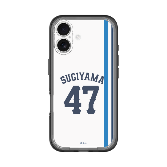 スリムプロテクションプレミアムケース［ 埼玉西武ライオンズ- #47 SUGIYAMA - ホーム ］