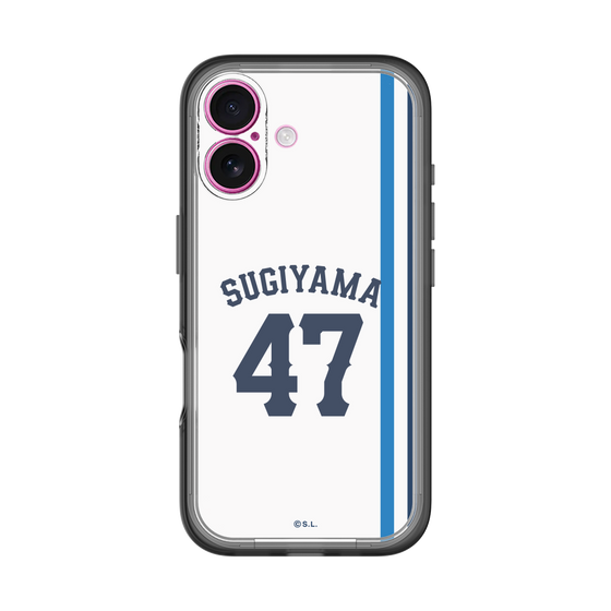 スリムプロテクションプレミアムケース［ 埼玉西武ライオンズ- #47 SUGIYAMA - ホーム ］