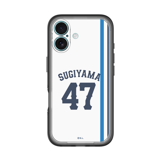 スリムプロテクションプレミアムケース［ 埼玉西武ライオンズ- #47 SUGIYAMA - ホーム ］