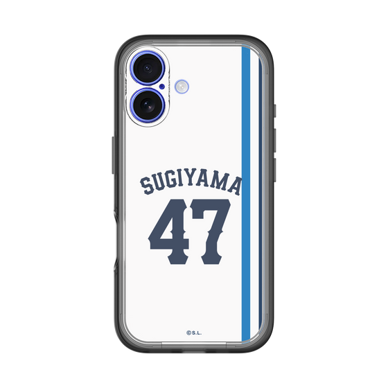 スリムプロテクションプレミアムケース［ 埼玉西武ライオンズ- #47 SUGIYAMA - ホーム ］