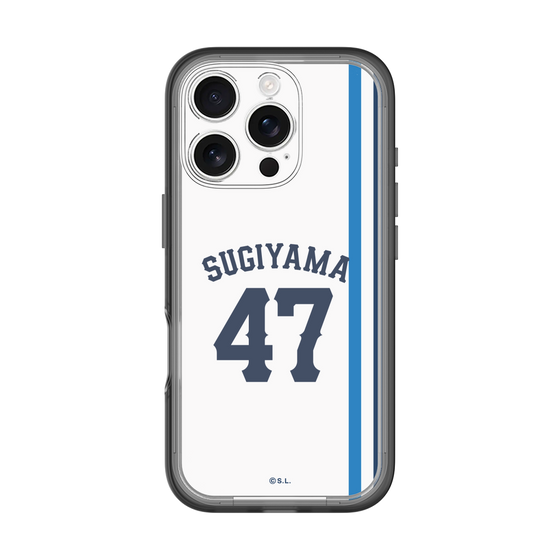 スリムプロテクションプレミアムケース［ 埼玉西武ライオンズ- #47 SUGIYAMA - ホーム ］