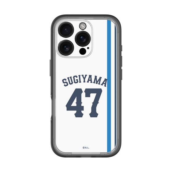 スリムプロテクションプレミアムケース［ 埼玉西武ライオンズ- #47 SUGIYAMA - ホーム ］