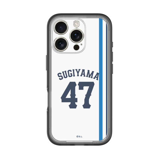 スリムプロテクションプレミアムケース［ 埼玉西武ライオンズ- #47 SUGIYAMA - ホーム ］