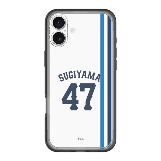 スリムプロテクションプレミアムケース［ 埼玉西武ライオンズ- #47 SUGIYAMA - ホーム ］