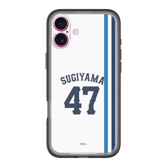 スリムプロテクションプレミアムケース［ 埼玉西武ライオンズ- #47 SUGIYAMA - ホーム ］
