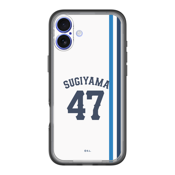 スリムプロテクションプレミアムケース［ 埼玉西武ライオンズ- #47 SUGIYAMA - ホーム ］