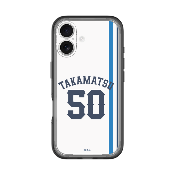 スリムプロテクションプレミアムケース［ 埼玉西武ライオンズ- #50 TAKAMATSU - ホーム ］