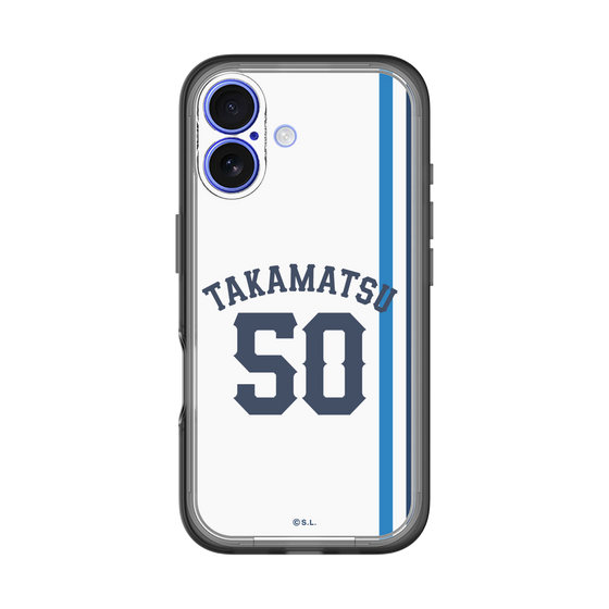 スリムプロテクションプレミアムケース［ 埼玉西武ライオンズ- #50 TAKAMATSU - ホーム ］