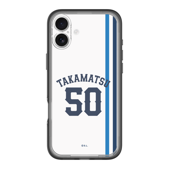 スリムプロテクションプレミアムケース［ 埼玉西武ライオンズ- #50 TAKAMATSU - ホーム ］