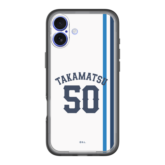 スリムプロテクションプレミアムケース［ 埼玉西武ライオンズ- #50 TAKAMATSU - ホーム ］