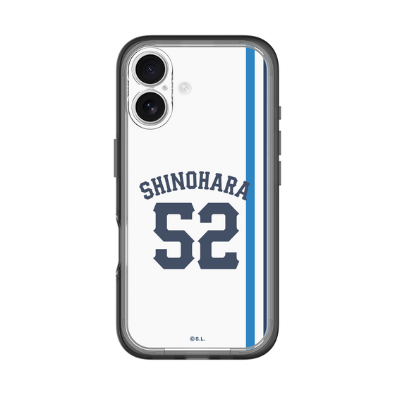 スリムプロテクションプレミアムケース［ 埼玉西武ライオンズ- #52 SHINOHARA - ホーム ］