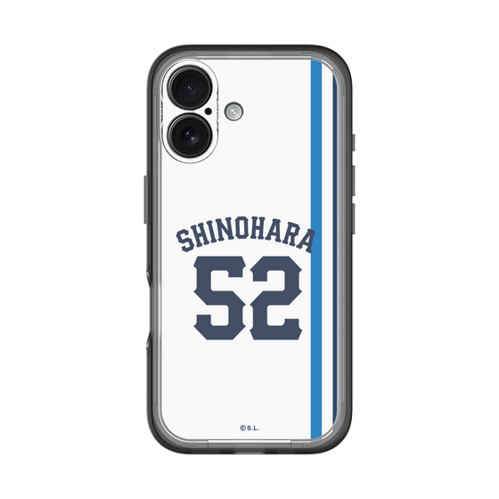 スリムプロテクションプレミアムケース［ 埼玉西武ライオンズ- #52 SHINOHARA - ホーム ］