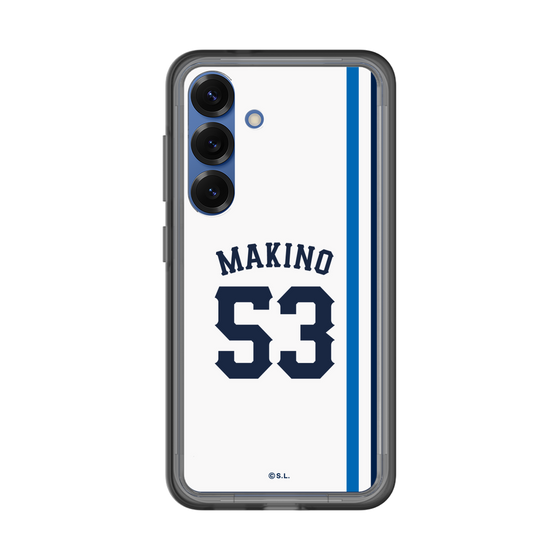スリムプロテクションプレミアムケース［ 埼玉西武ライオンズ- #53 MAKINO - ホーム ］