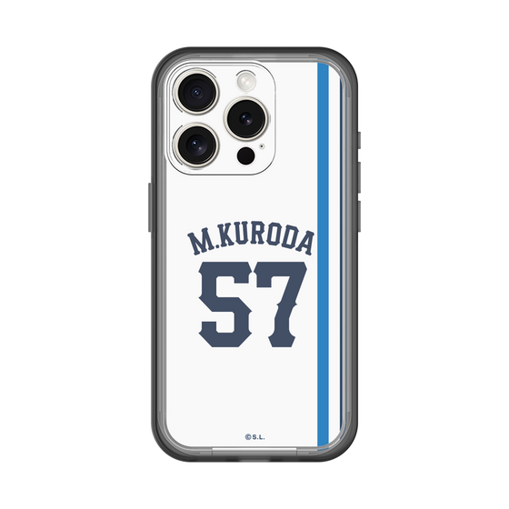 スリムプロテクションプレミアムケース［ 埼玉西武ライオンズ- #57 KURODA - ホーム ］