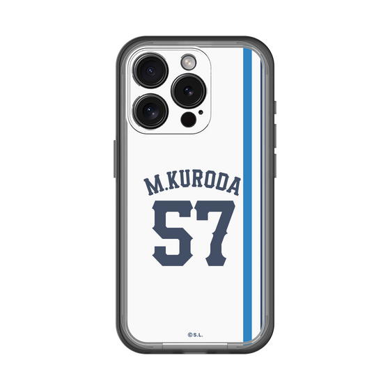 スリムプロテクションプレミアムケース［ 埼玉西武ライオンズ- #57 KURODA - ホーム ］