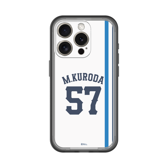 スリムプロテクションプレミアムケース［ 埼玉西武ライオンズ- #57 KURODA - ホーム ］