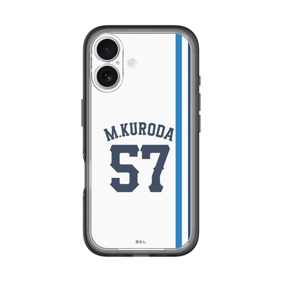 スリムプロテクションプレミアムケース［ 埼玉西武ライオンズ- #57 KURODA - ホーム ］