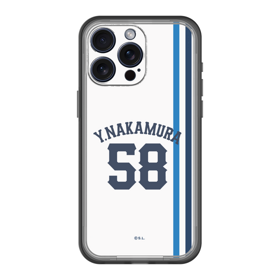 スリムプロテクションプレミアムケース［ 埼玉西武ライオンズ- #58 NAKAMURA - ホーム ］