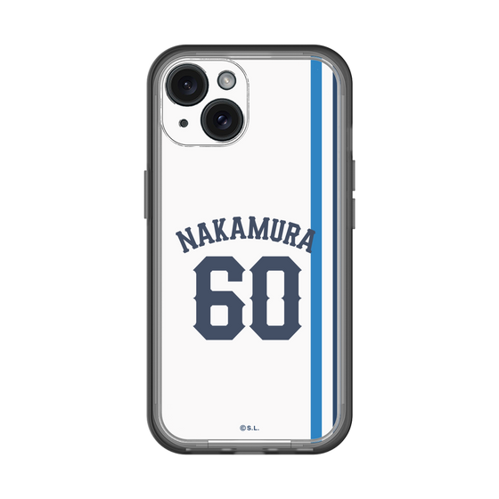 スリムプロテクションプレミアムケース［ 埼玉西武ライオンズ- #60 NAKAMURA - ホーム ］