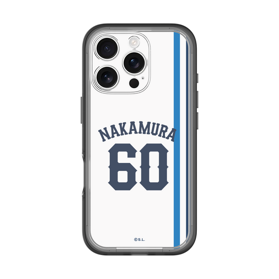 スリムプロテクションプレミアムケース［ 埼玉西武ライオンズ- #60 NAKAMURA - ホーム ］