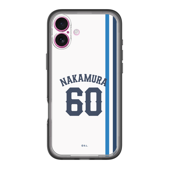 スリムプロテクションプレミアムケース［ 埼玉西武ライオンズ- #60 NAKAMURA - ホーム ］