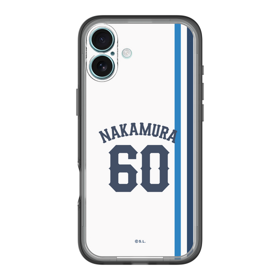 スリムプロテクションプレミアムケース［ 埼玉西武ライオンズ- #60 NAKAMURA - ホーム ］